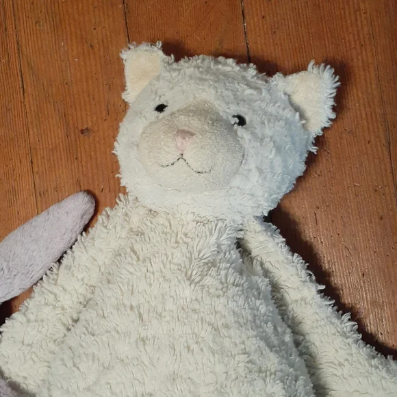 Jellycat Bashful Lilac Bunny and Cat Stuffed Animal  Soft Plush - Picture 3 of 7